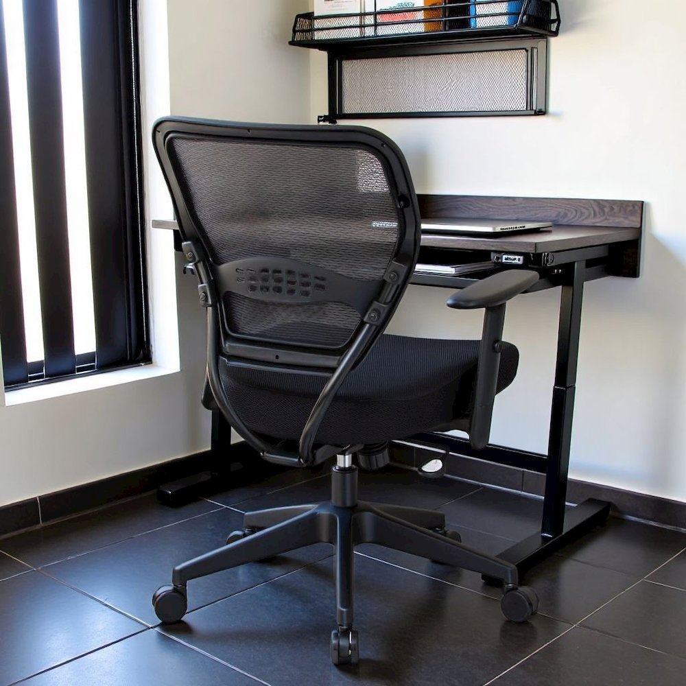 Ergonomic Mesh Office Chair – Mid-Back Task Chair With Mesh Seat