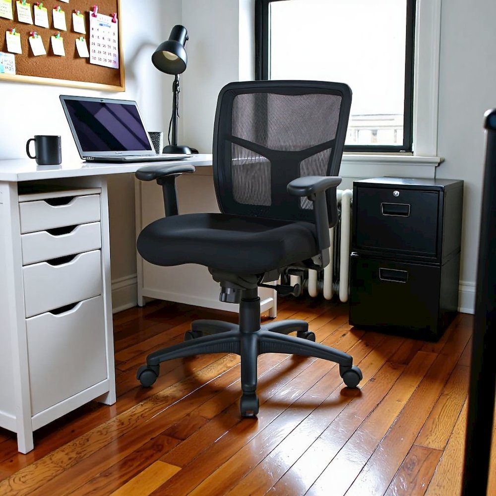 Ergonomic Mesh Office Chair – Black Desk Chair for Task-Based Work