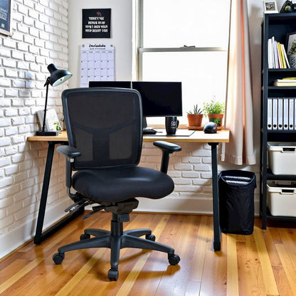 Ergonomic Mesh Office Chair – Mid-Back Task Chair With Mesh Seat
