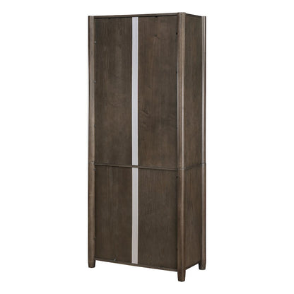 Wembley 5-Shelf Bookcase  in Burnt Ash Finish