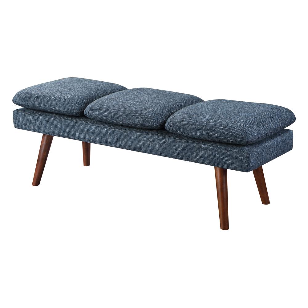 Amanda 54" Mid-Century Bench