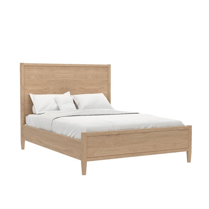 Sinclair California King Panel Bed, Natural