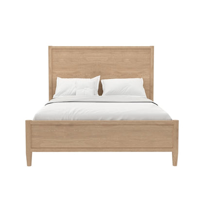 Sinclair California King Panel Bed, Natural