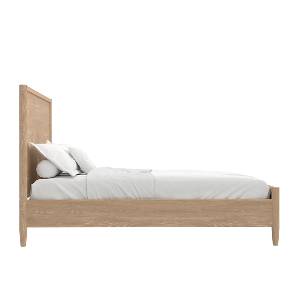 Sinclair California King Panel Bed, Natural