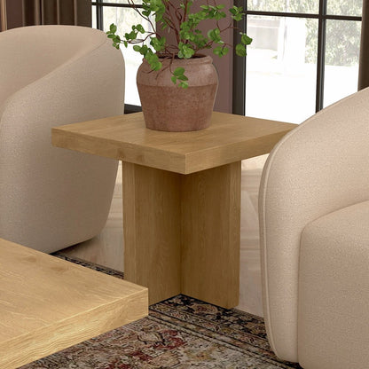 Donte End Table, Natural
