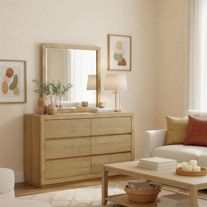 Modern Farmhouse Bedroom Vanity Mirror Single Piece Stylish Design