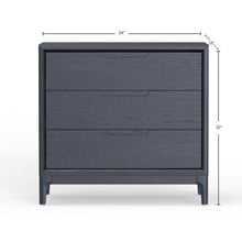 Vintage Black Accent Chest with Modern Design and Single Drawer, No Upholstery