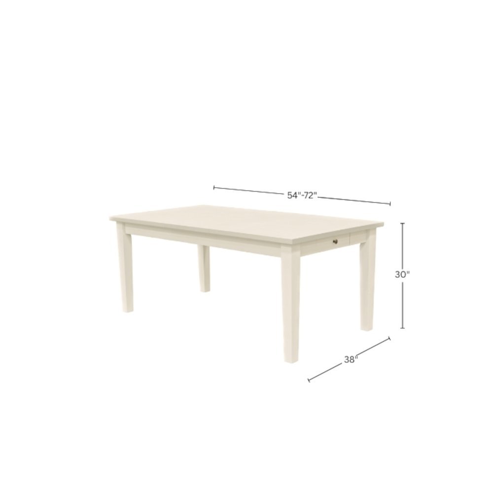 Extension Dining Table with Adjustable Height and Drawer Storage