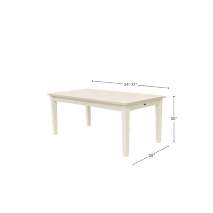 Extension Dining Table with Adjustable Height and Drawer Storage