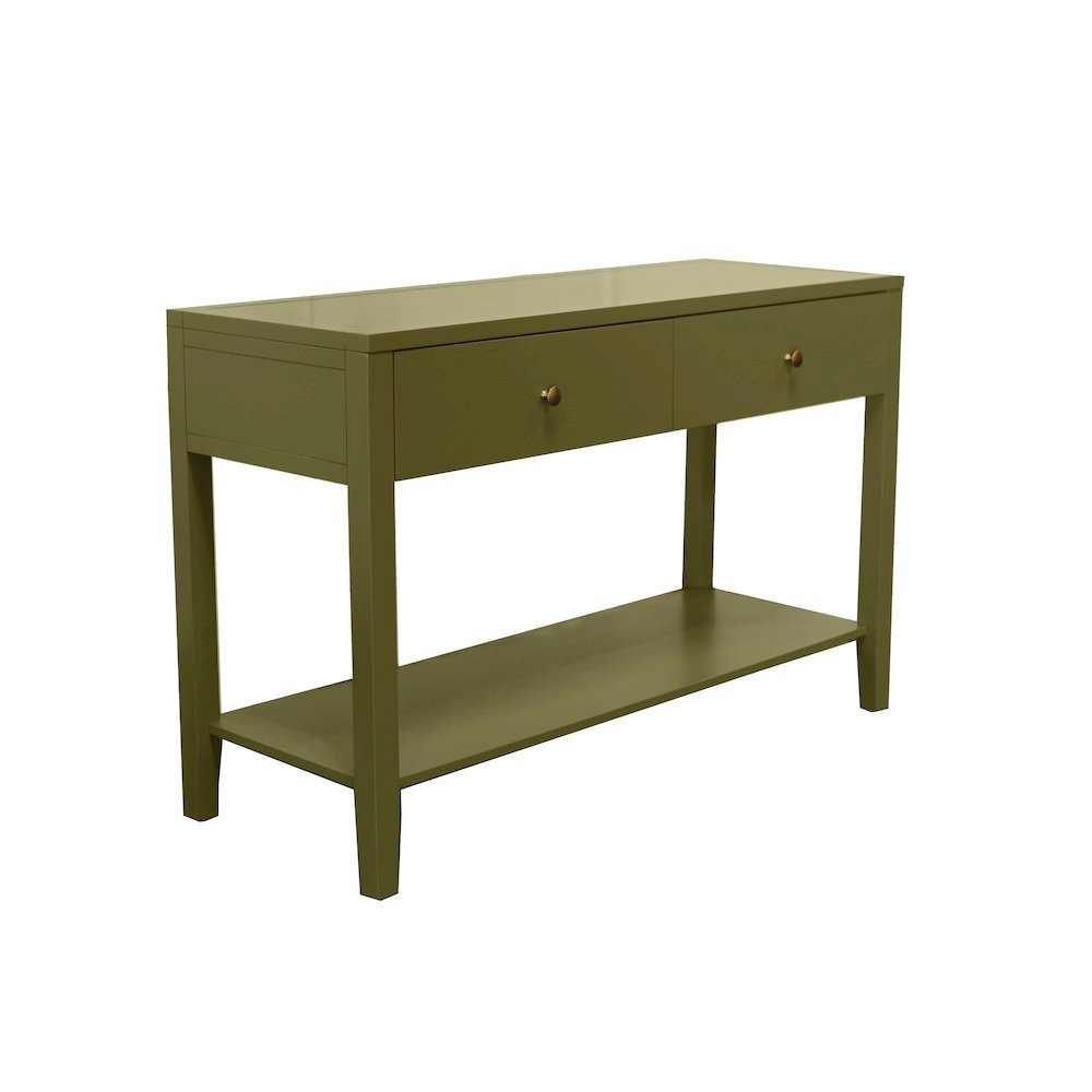 Console Table with Drawer Modern Farmhouse Style Single Piece