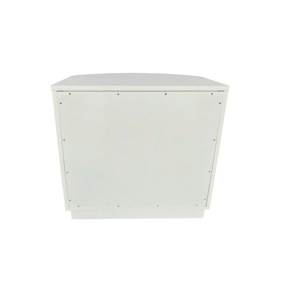 Nightstand with Rubberwood Solids and Oak Veneer Modern Contemporary Design