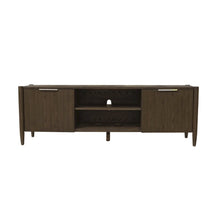Walnut TV Console with Modern Contemporary Design and Durable Construction