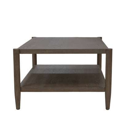 Walnut Rectangular Coffee Table with Modern Contemporary Design and Sturdy Build