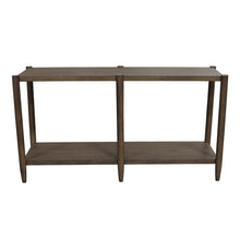 Walnut Console Table Modern Contemporary Design with Sturdy Construction