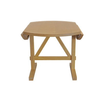 Round Dining Table Modern Farmhouse Style Single Piece Durable Design