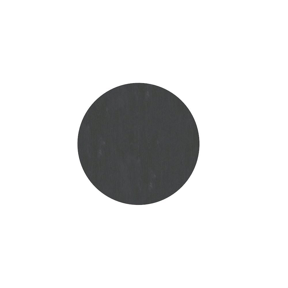 Black Modern End Table with Single Piece Design and Coffee Table Style