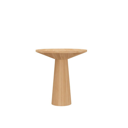 Wood-Tone End Table with Modern Design and Sturdy Construction