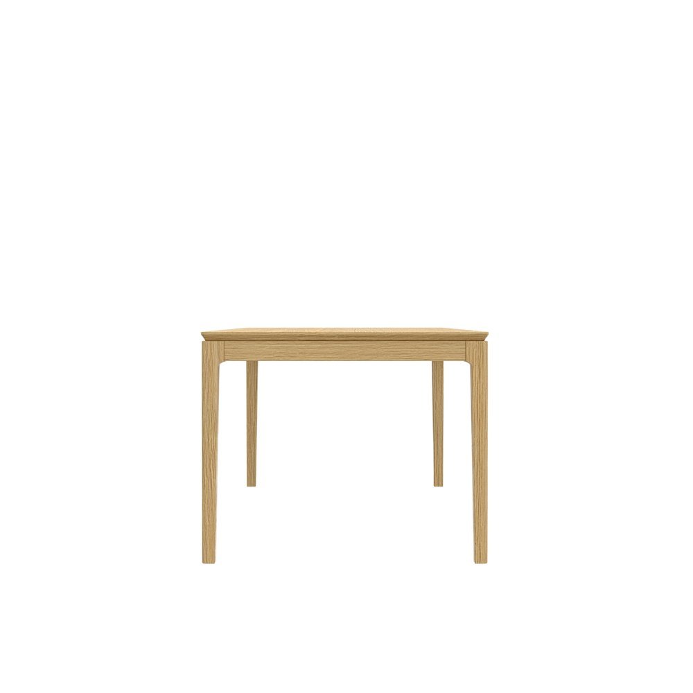 Rectangular Light Oak Extension Dining Table with Adjustable Height