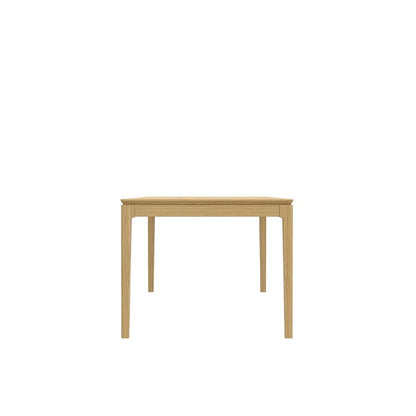 Rectangular Light Oak Extension Dining Table with Adjustable Height