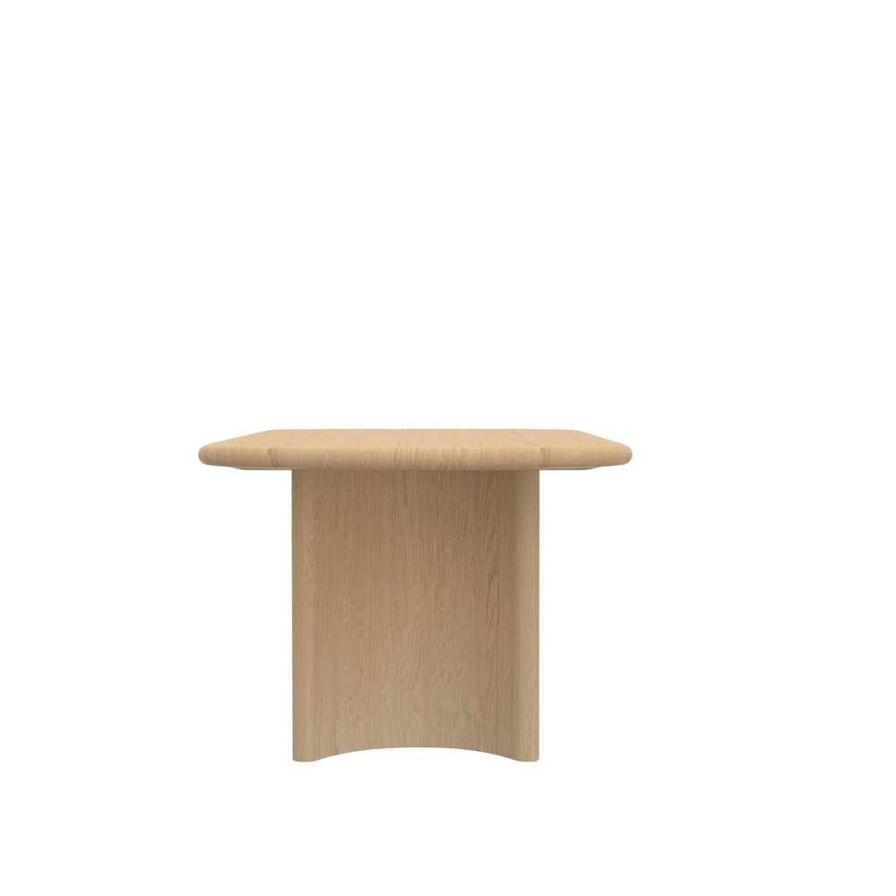 Dining Table Light Oak Modern Design Single Piece Sturdy Construction