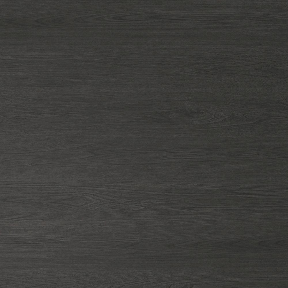 Dining Table Black Modern Design Durable Construction Solid Wood Surface