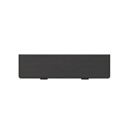 Black Modern Sideboard with Spacious Storage and Sleek Minimalist Design