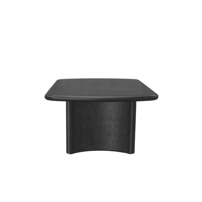 Black Modern Coffee Table with Sturdy Legs and Spacious Surface