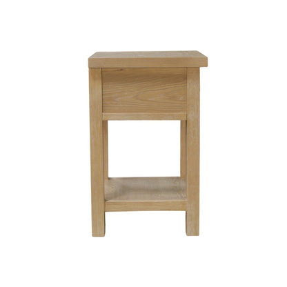 Modern Farmhouse End Table with Sturdy Construction and Versatile Design