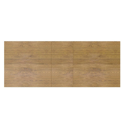 Oak Extendable Dining Table with Adjustable Height and Modern Rustic Design