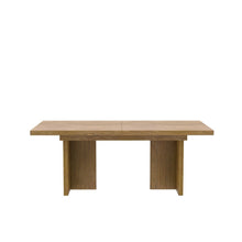 Oak Extendable Dining Table with Adjustable Height and Modern Rustic Design