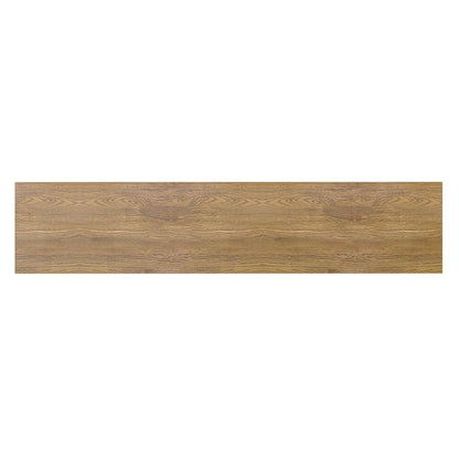 Oak Console Table Modern Rustic Design with Sturdy Construction