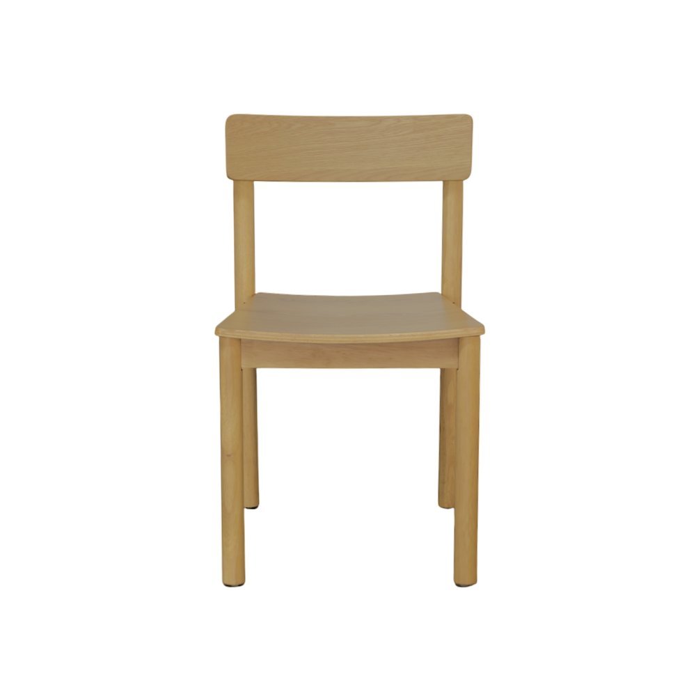 Light Oak Side Chair Modern Design Single Piece with Durable Frame