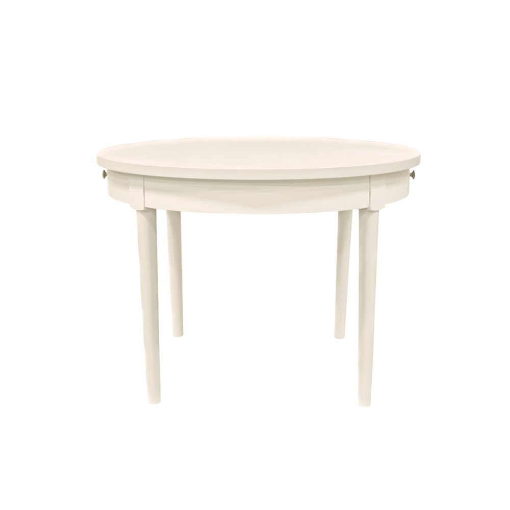 Avery Round Dining Table, Coconut Milk