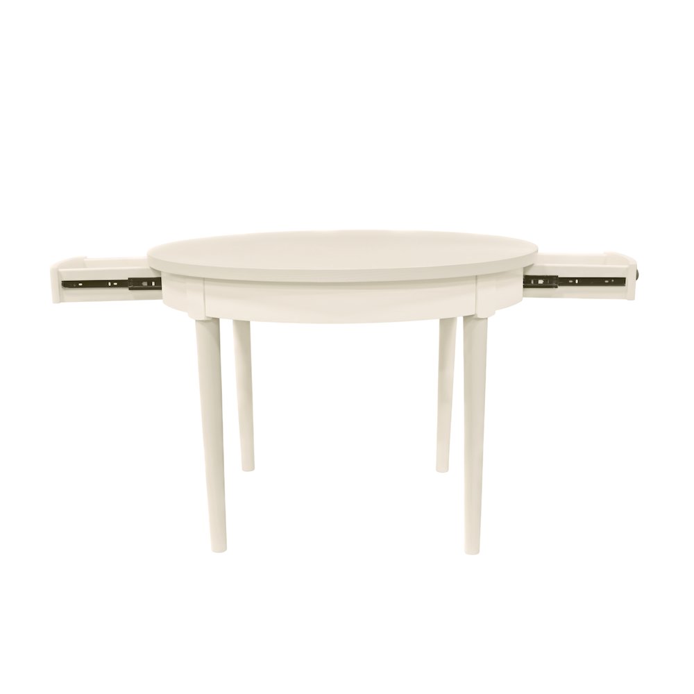 Avery Round Dining Table, Coconut Milk