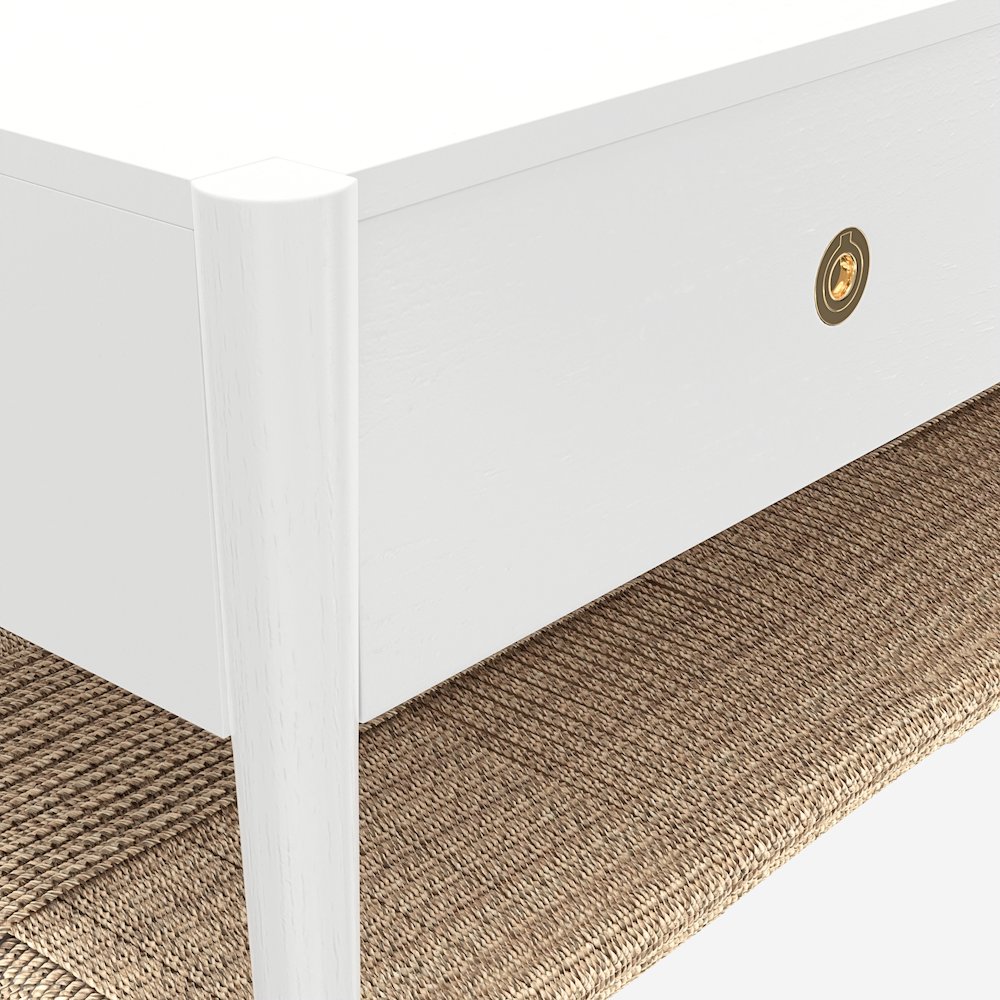 Cleo Coffee Table, Coconut Milk