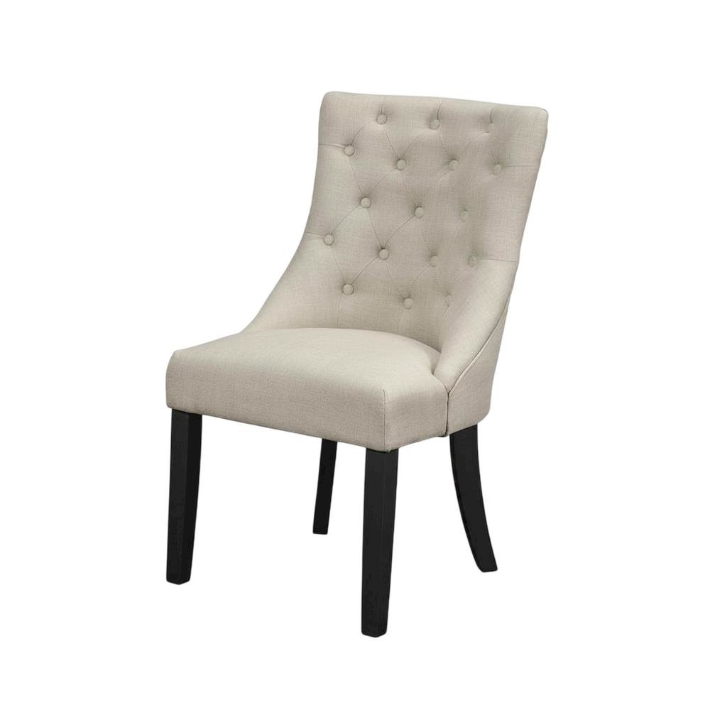 Polyester Fabric Upholstered Accent Side Chairs for Living Room,Set of 2