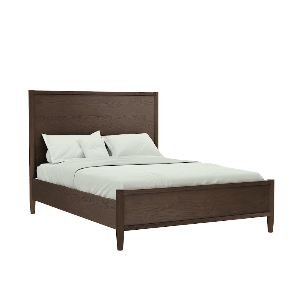 Sinclair Queen Panel Bed, Walnut