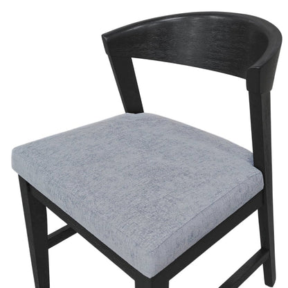 Cove Wood Back Chairs (Set of 2), Vintage Black