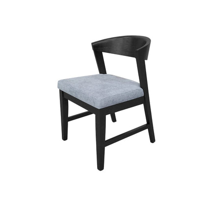 Cove Wood Back Chairs (Set of 2), Vintage Black