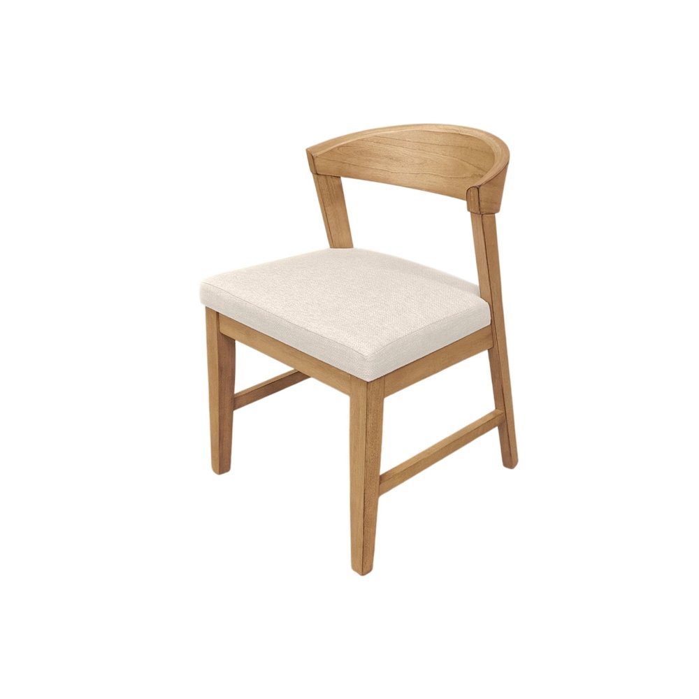 Cove Wood Back Chairs (Set of 2), Natural