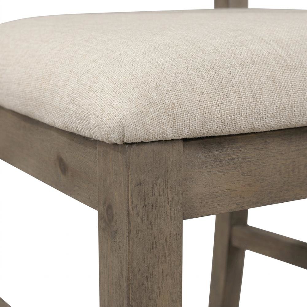 Solid Pine Farmhouse Dining Chairs, Natural, Set of 2