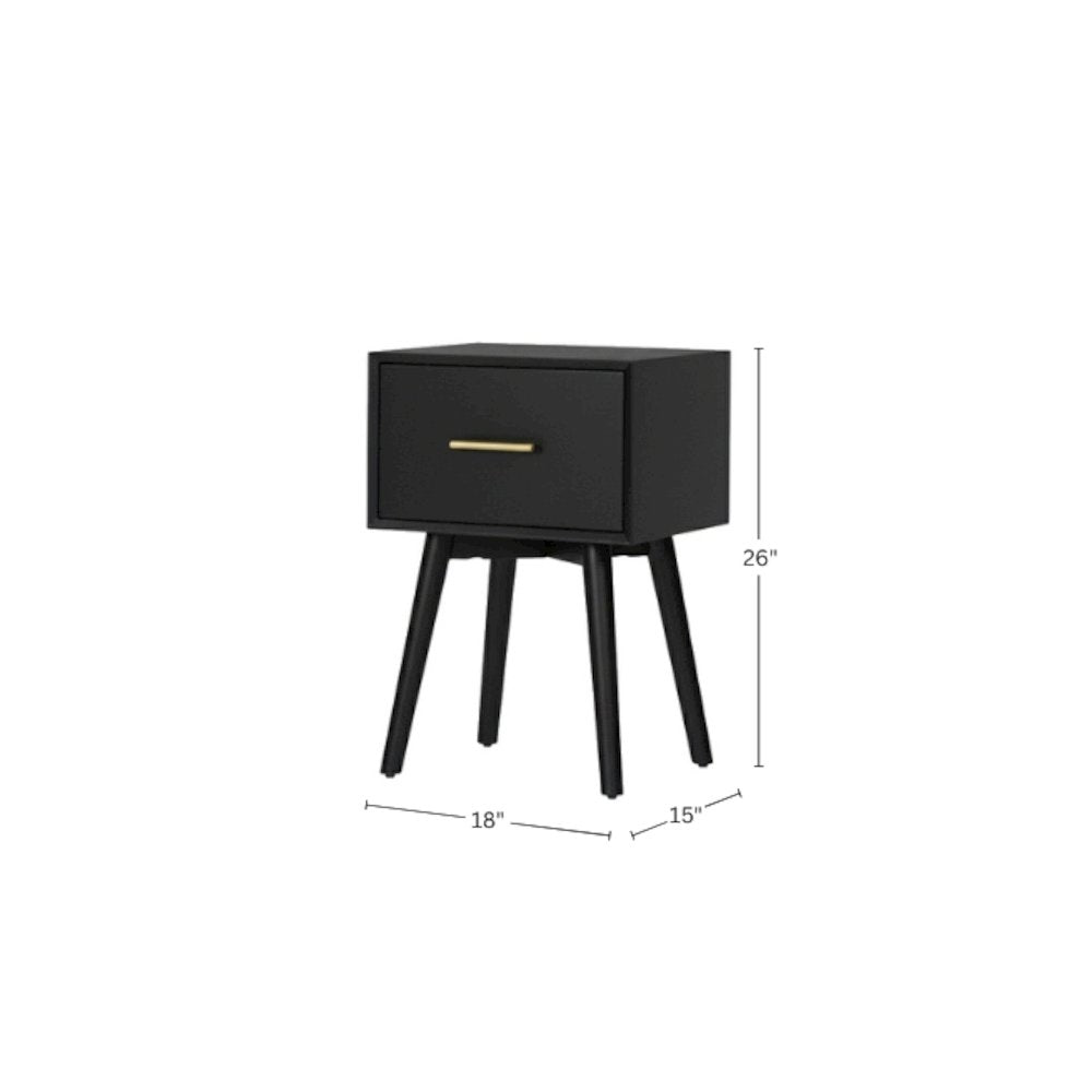 Flynn End Table, Black