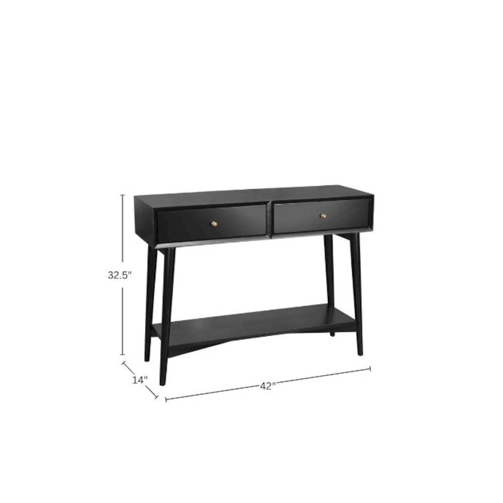 Flynn Console Table, Black