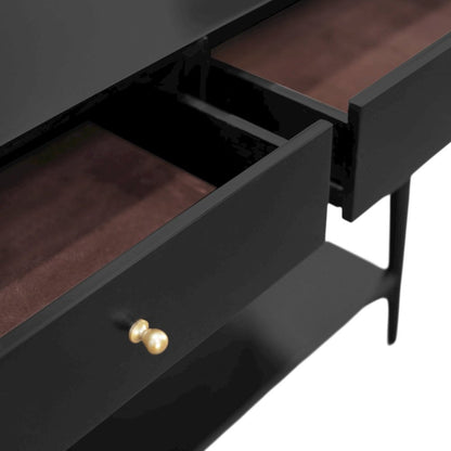 Flynn Console Table, Black