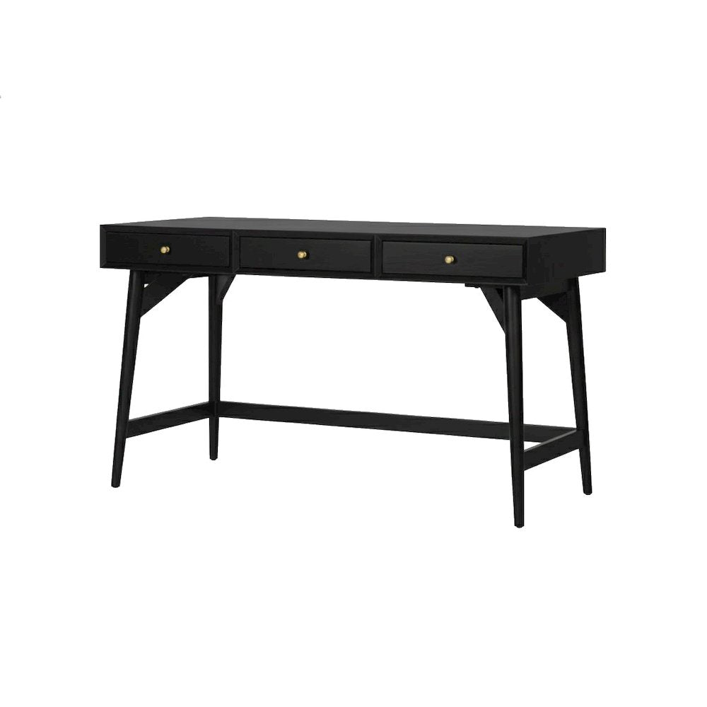 Flynn Large Desk, Black