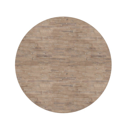 Newberry Round Dining Table, Weathered Natural