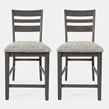 Altamonte Contemporary Ladderback Upholstered Counter Stool (Set of 2)