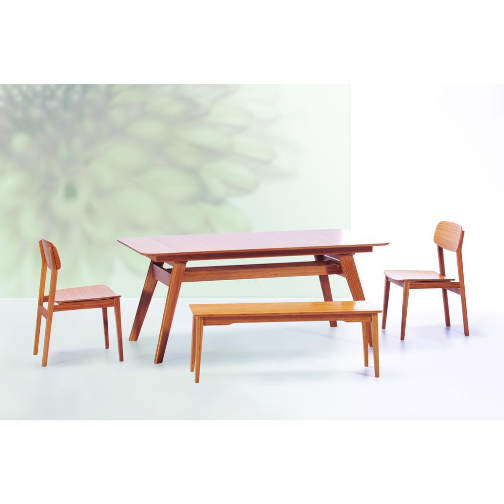 Currant Long Bench, Caramelized