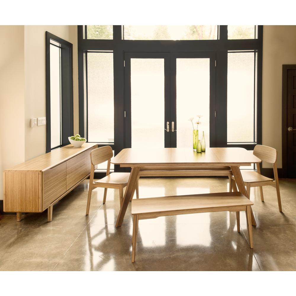 Currant Long Bench, Caramelized