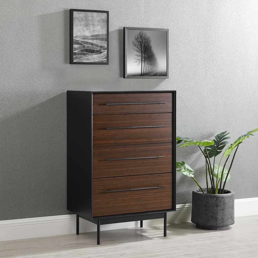 Park Avenue 4 Drawer High Chest, Ruby